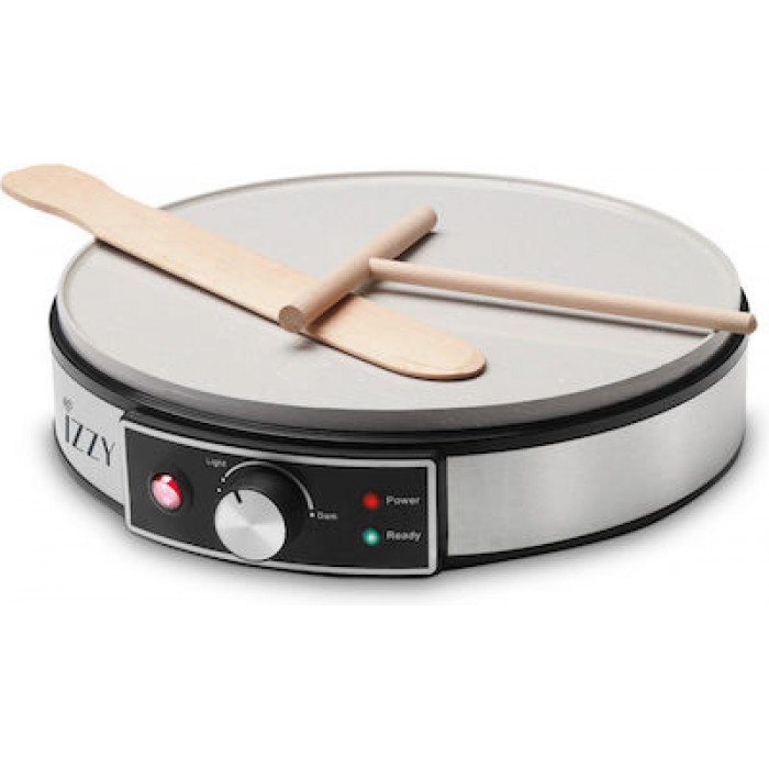 IZZY IZ-2014 (224038) Κρεπιέρα 30cm Inox 1400W ΕΩΣ 12 ΔΟΣΕΙΣ IZZY IZ-2014 (224038) Κρεπιέρα 30cm Inox 1400W ΕΩΣ 12 ΔΟΣΕΙΣ